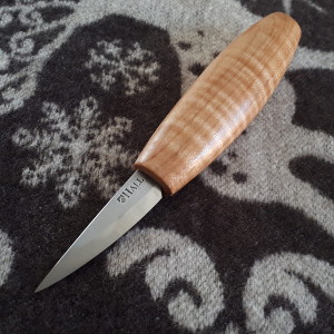 Sloyd Carving Knife Figured Maple